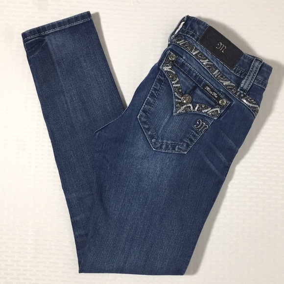 Miss Me Denim - Miss Me Signature Cuffed Skinny Jean